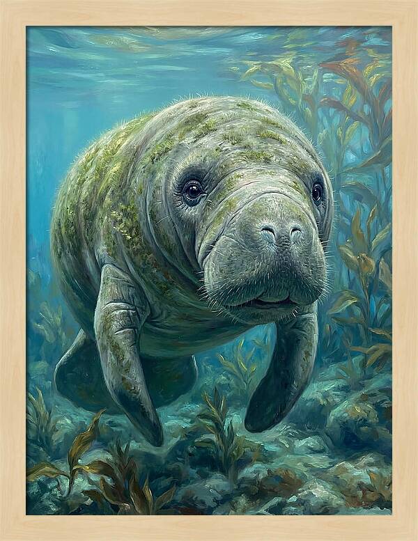 Manatee Underwater Serenity