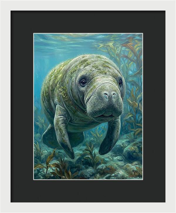Manatee Underwater Serenity