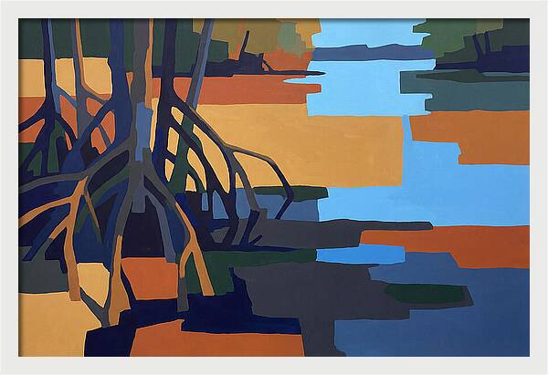 Mangrove Roots In Water