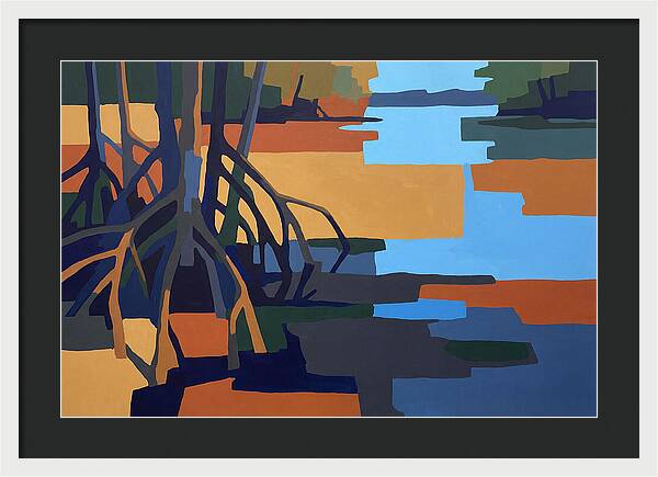 Mangrove Roots In Water
