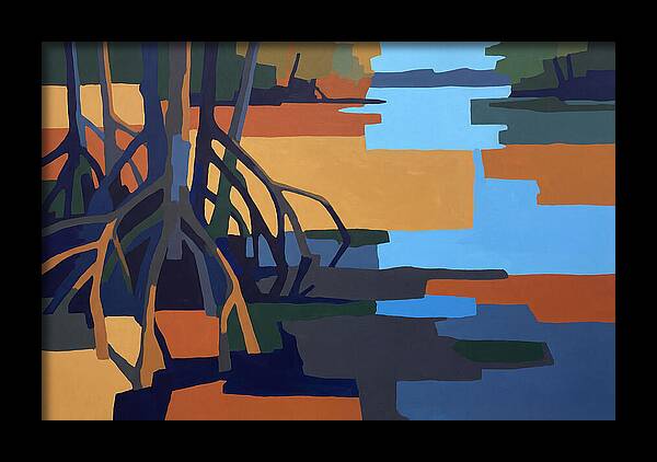 Mangrove Roots In Water