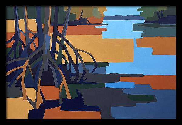 Mangrove Roots In Water