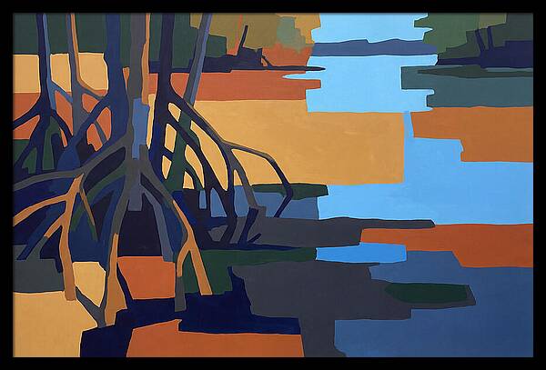Mangrove Roots In Water