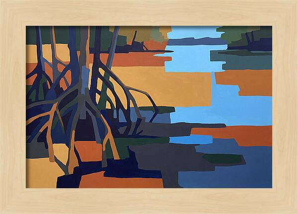 Mangrove Roots In Water