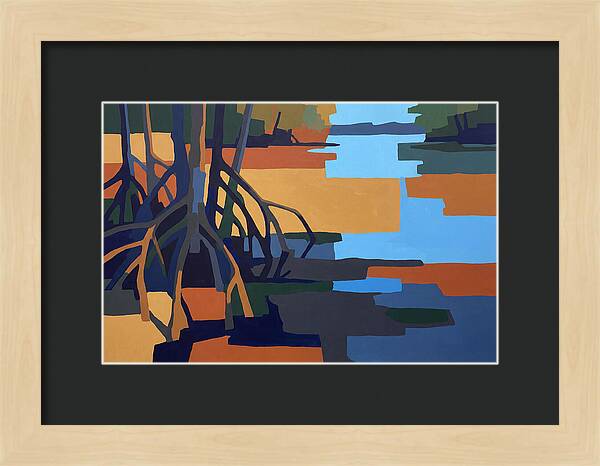 Mangrove Roots In Water