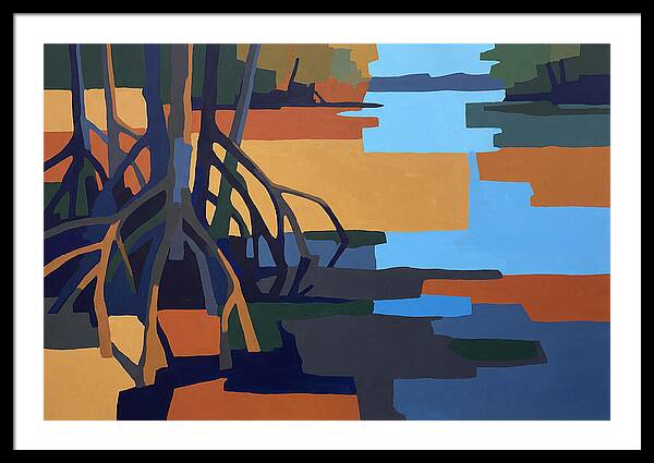 Mangrove Roots In Water