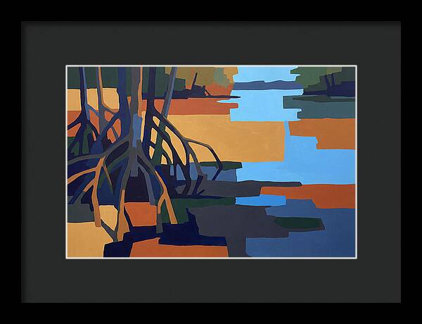 Mangrove Roots In Water