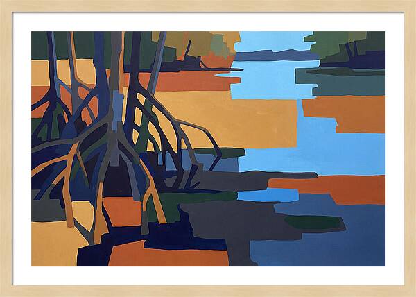 Mangrove Roots In Water