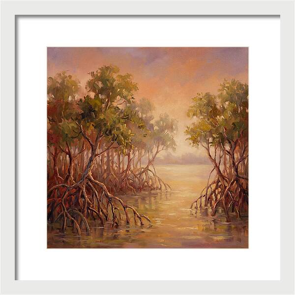 Mangrove Serenity At Dusk