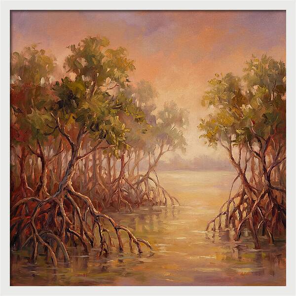 Mangrove Serenity At Dusk