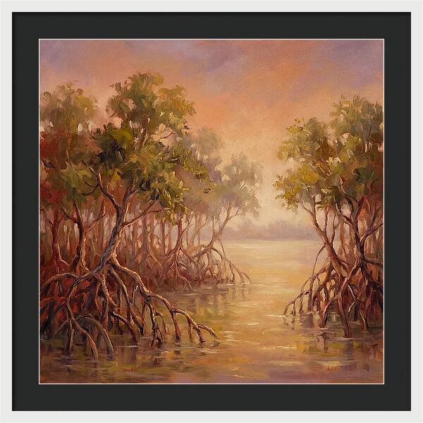 Mangrove Serenity At Dusk