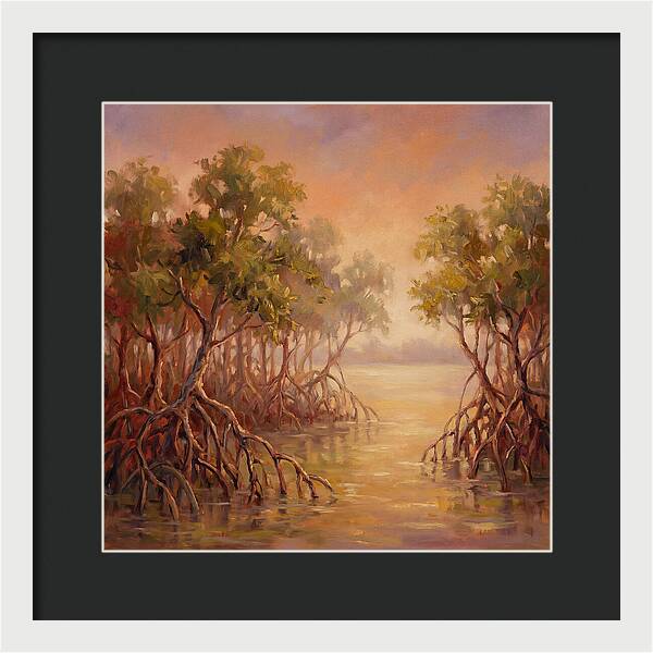 Mangrove Serenity At Dusk