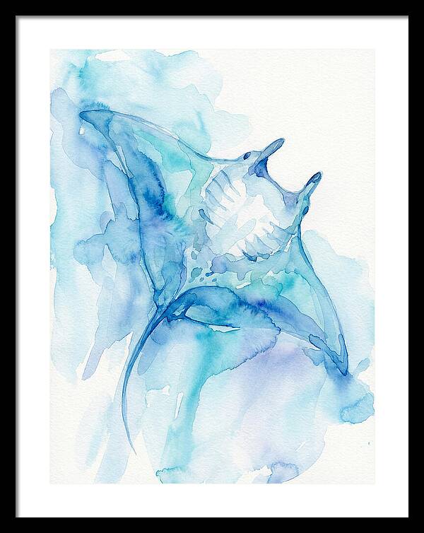 Manta Ray In Tranquil Waters