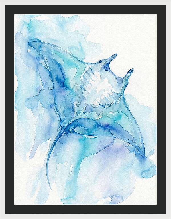 Manta Ray In Tranquil Waters
