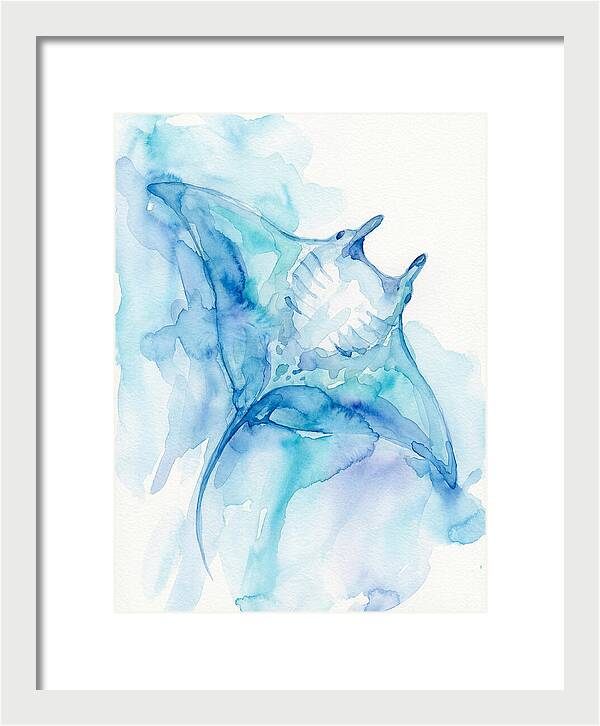 Manta Ray In Tranquil Waters