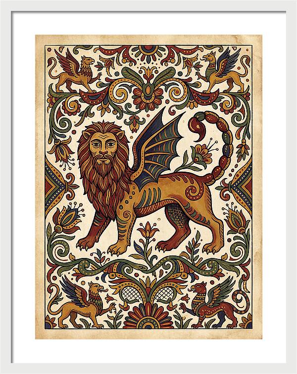 Manticore Folk Art