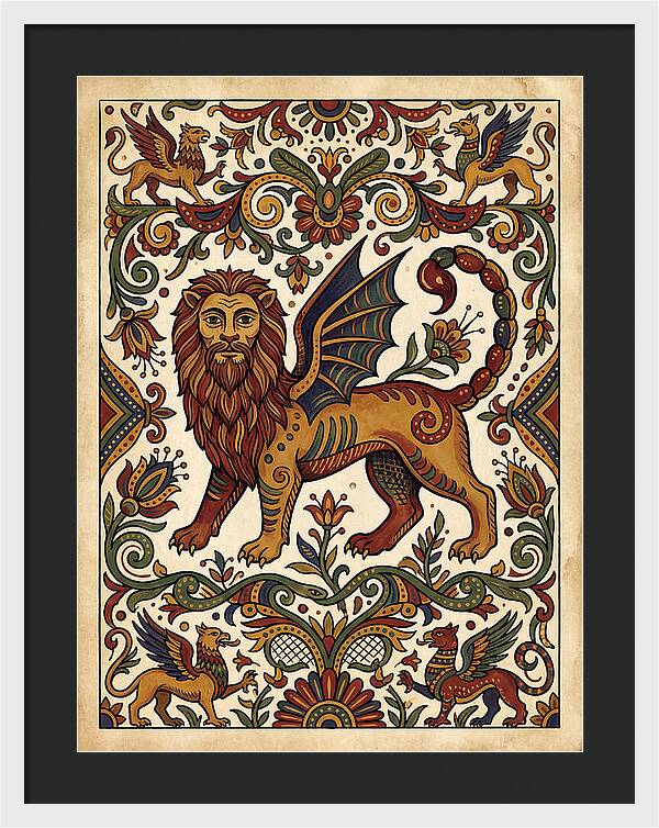 Manticore Folk Art