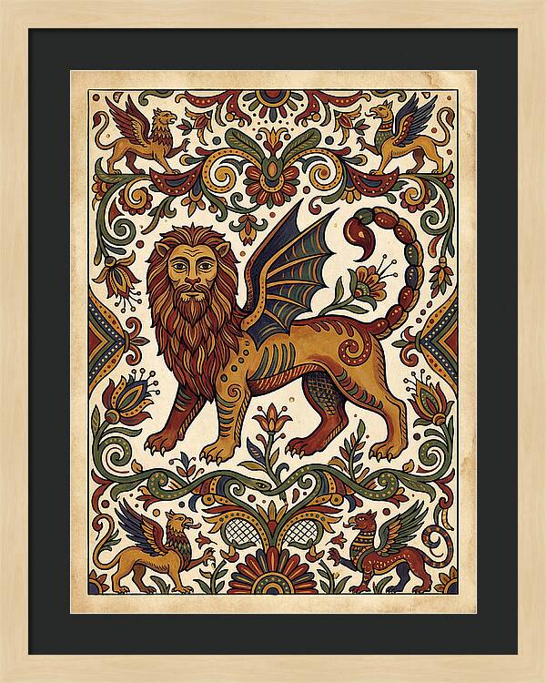 Manticore Folk Art