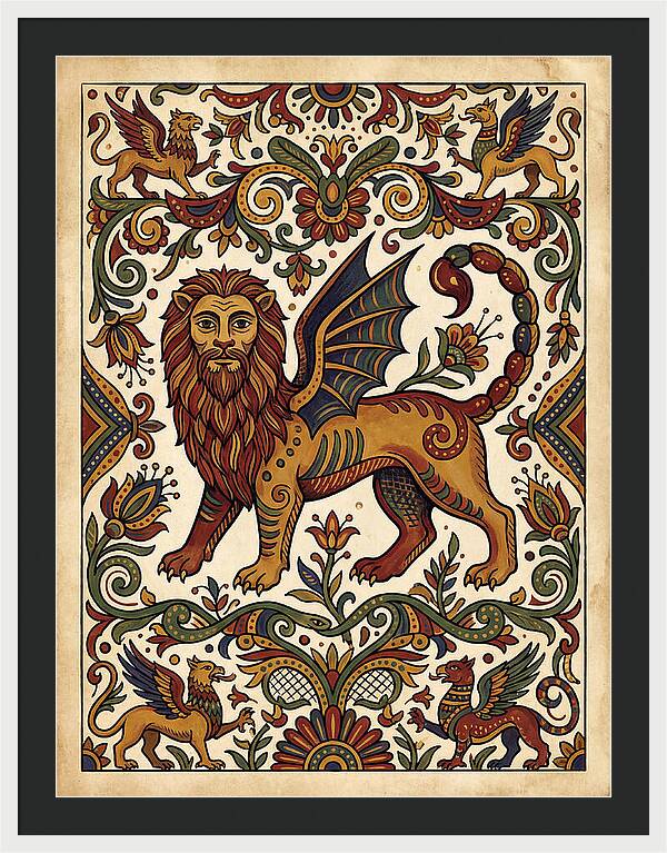 Manticore Folk Art
