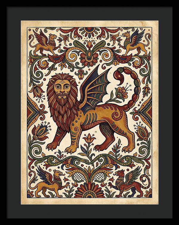 Manticore Folk Art