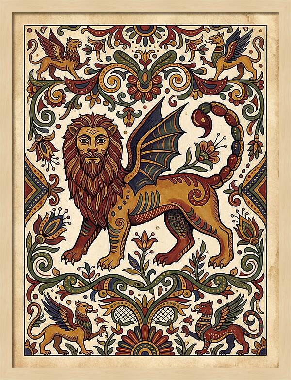Manticore Folk Art