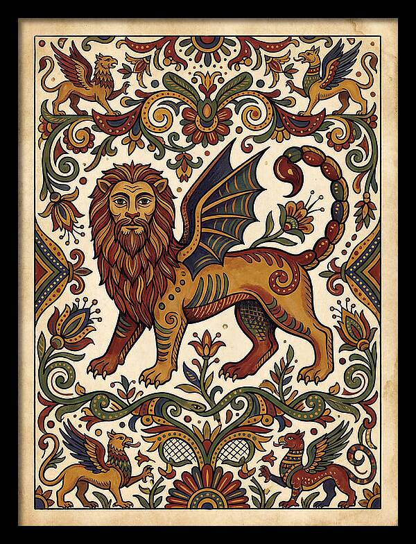 Manticore Folk Art