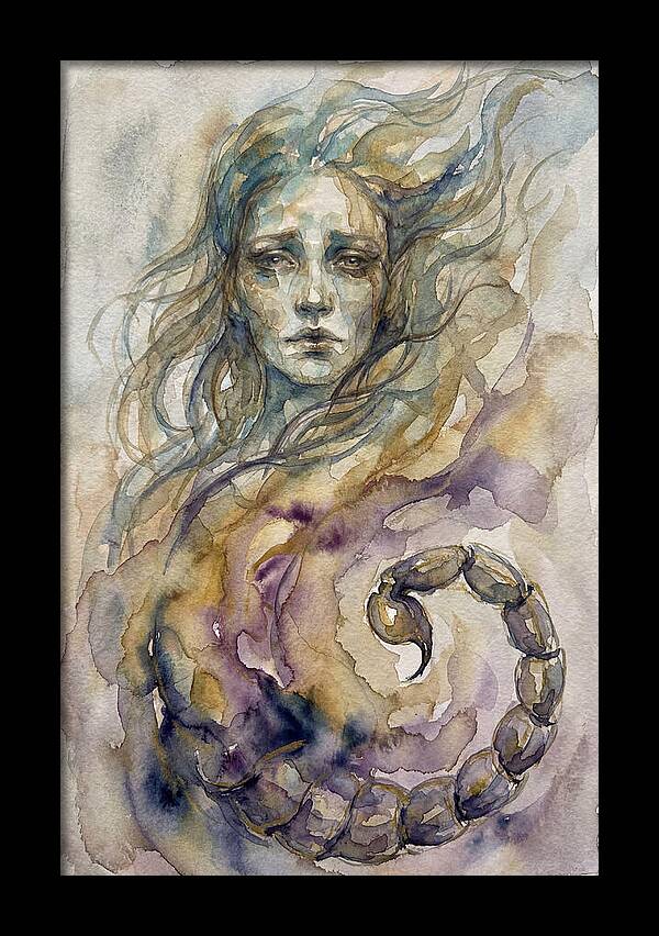 Manticore Watercolor Dreamscape