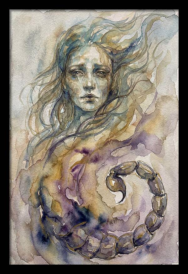 Manticore Watercolor Dreamscape