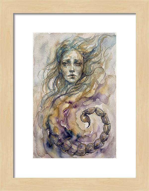 Manticore Watercolor Dreamscape