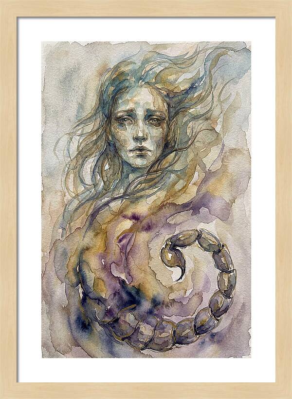 Manticore Watercolor Dreamscape