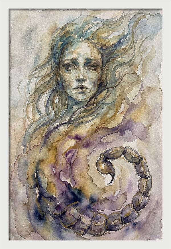 Manticore Watercolor Dreamscape