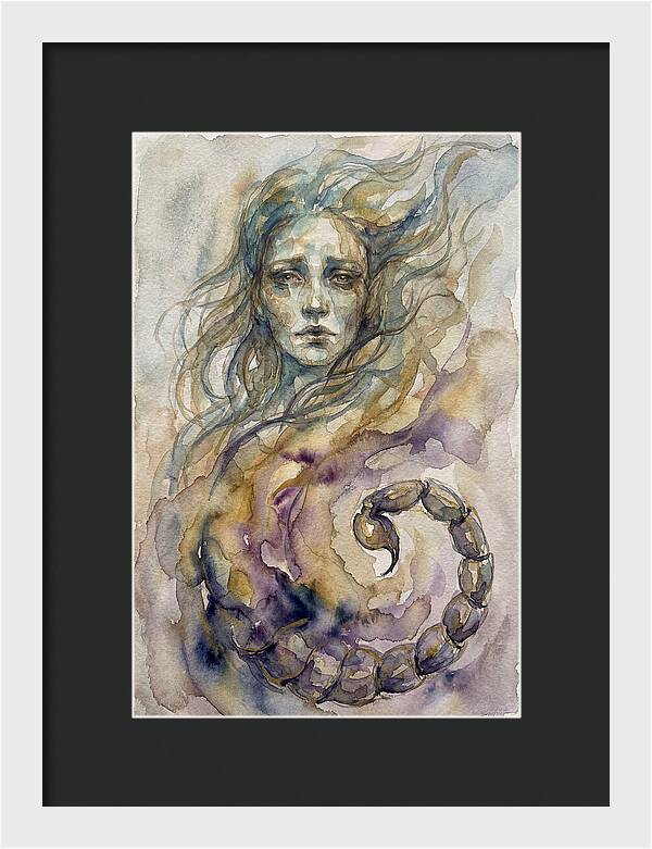 Manticore Watercolor Dreamscape