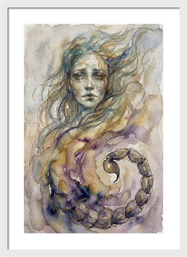 Manticore Watercolor Dreamscape