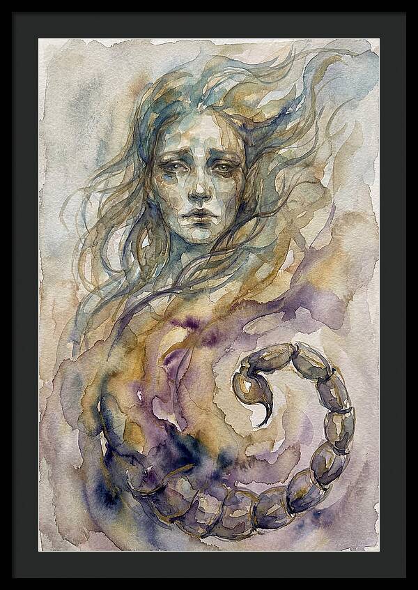 Manticore Watercolor Dreamscape