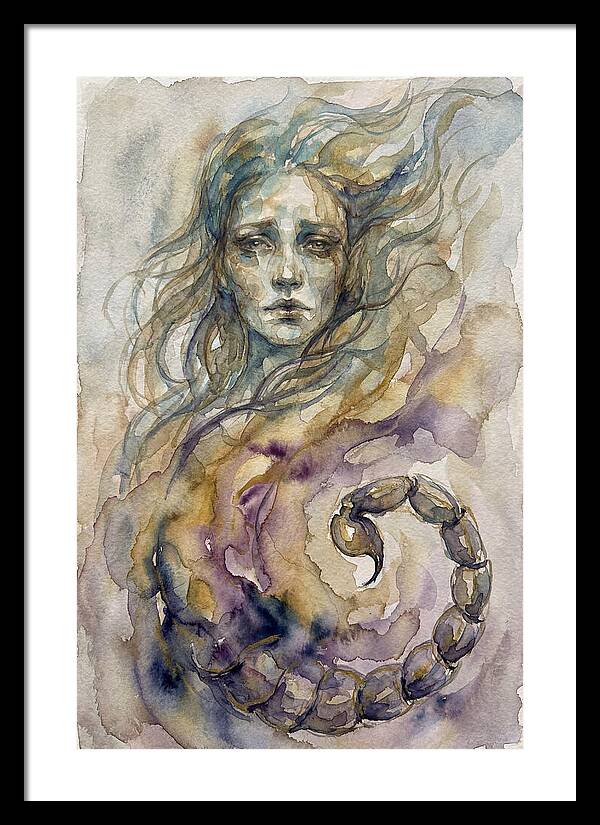 Manticore Watercolor Dreamscape