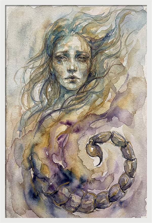 Manticore Watercolor Dreamscape