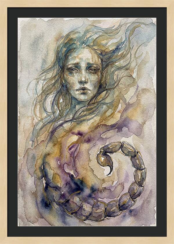 Manticore Watercolor Dreamscape
