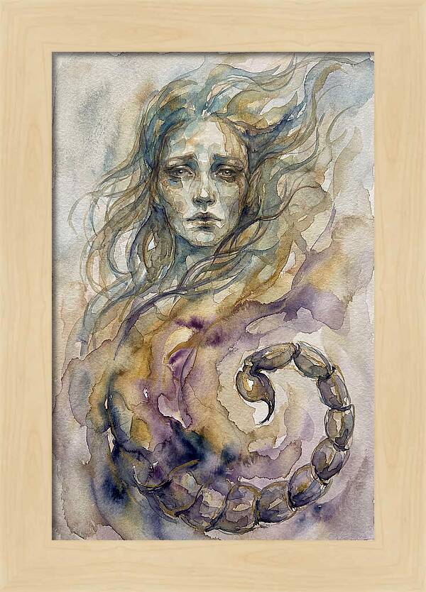 Manticore Watercolor Dreamscape