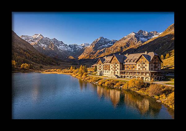 Many Glacier Hotel Reflections