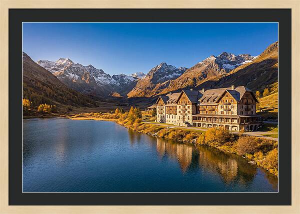 Many Glacier Hotel Reflections