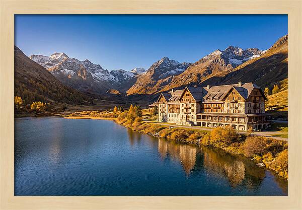 Many Glacier Hotel Reflections