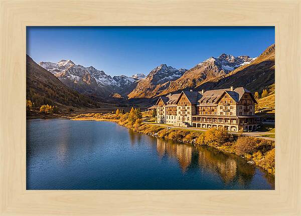 Many Glacier Hotel Reflections