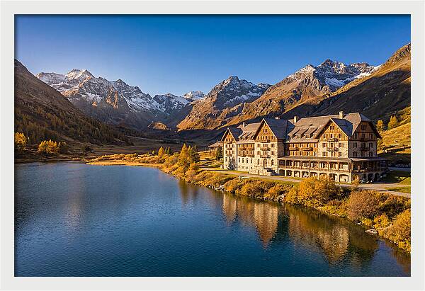 Many Glacier Hotel Reflections
