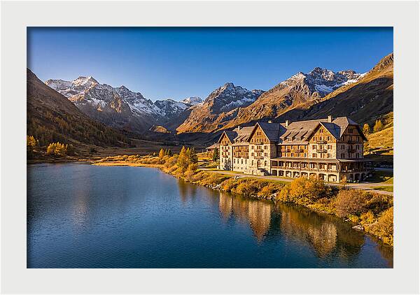 Many Glacier Hotel Reflections