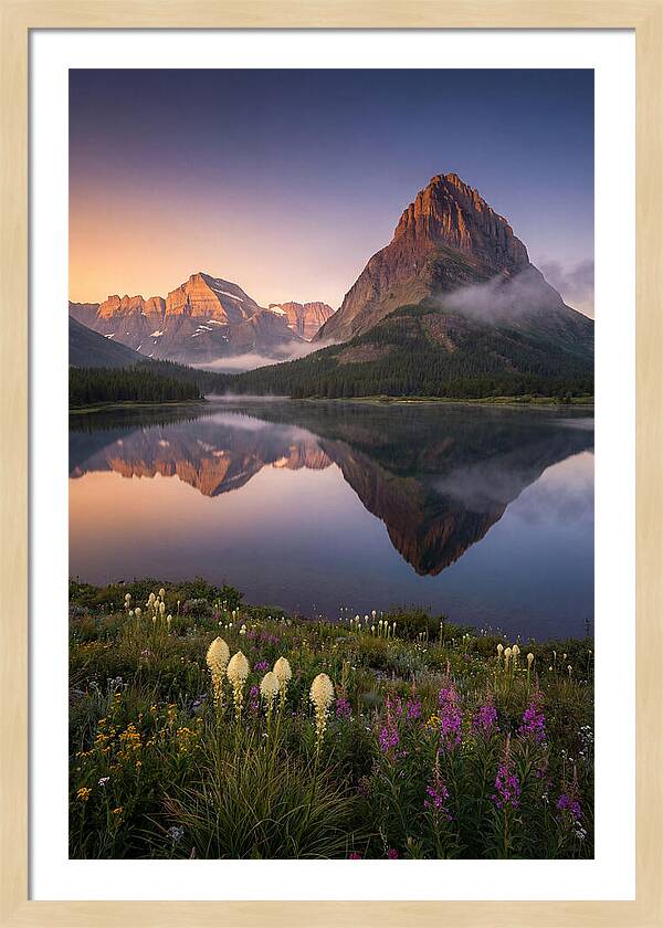 Many Glacier Valley At Dawn