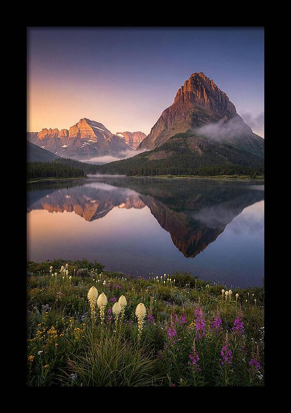 Many Glacier Valley At Dawn