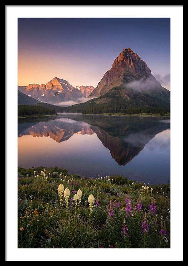 Many Glacier Valley At Dawn