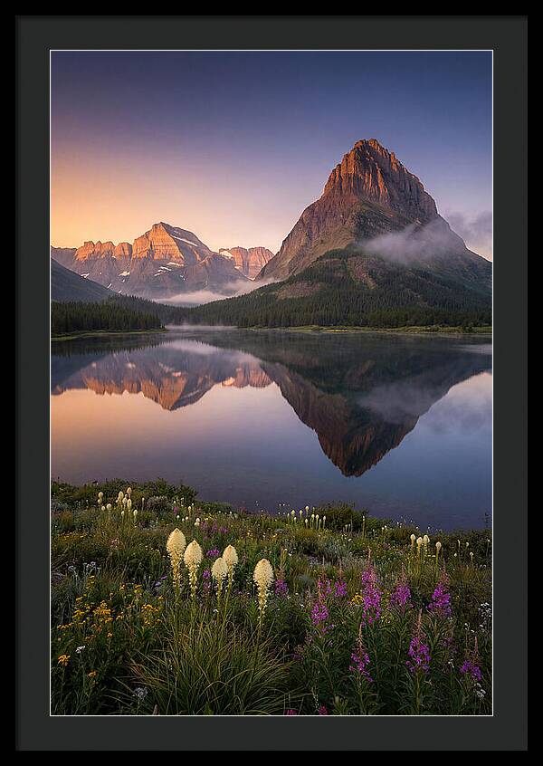 Many Glacier Valley At Dawn