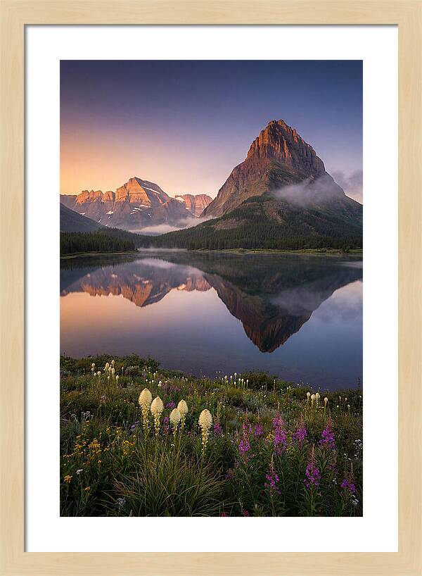 Many Glacier Valley At Dawn
