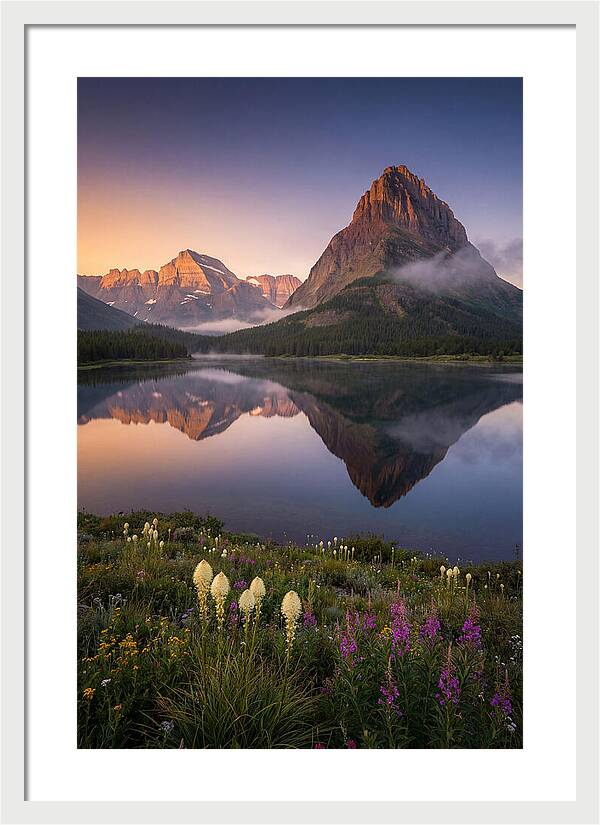 Many Glacier Valley At Dawn